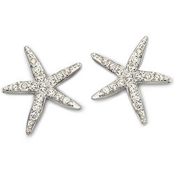 Swarovski Holly Starfish Pierced Earrings