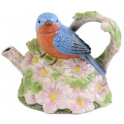 Spring Bluebird Teapot