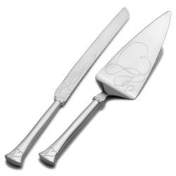 Love Story Stainless Steel Pie and Cake Serving Set