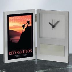 Recognition Climbers Desk Clock