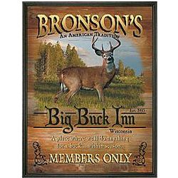 Personalized Big Game Framed Canvas
