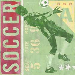Game Ticket Soccer Wall Art