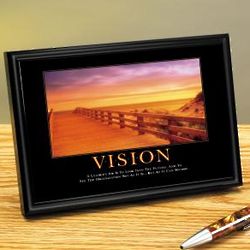 Vision Boardwalk Framed Desktop Print
