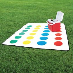 Twister Lawn Blanket with Waterproof Backing