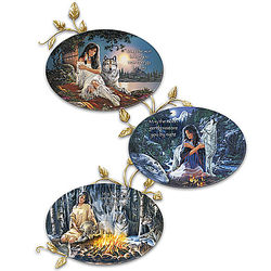 Art of Maidens and Wolves Personalized Collector's Plates