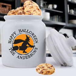 Personalized Halloween Cookie Jar