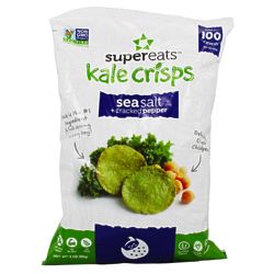 Sea Salt and Cracked Pepper Kale Crisp Snacks