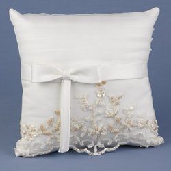 Vintage Charm Ring Pillow