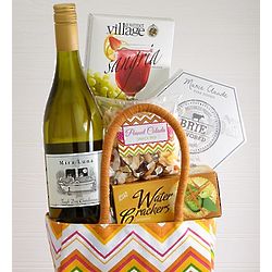 Sip and Celebrate Wine and Snacks Gift Tote