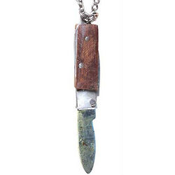 Mini Wooden Knife Necklace