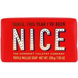Santa, This Year I've Been Nice Triple Milled Bar Soap