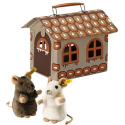 Steiff Mice and Mouse House