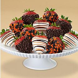 Halloween Chocolate-Dipped Strawberries