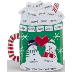 Mug of Cocoa with Marshmallows Table Top Christmas Decoration