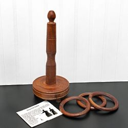 Wooden Colonial Ring Toss Game