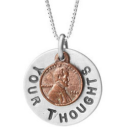 A Penny For Your Thoughts Necklace