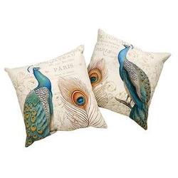 Parisian Peacock Pillows