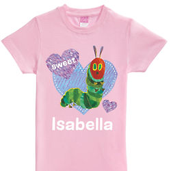 Very Hungry Caterpillar Sweet Pink Fitted Tee