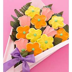 Mother's Day Long Stem Cookie Flowers