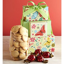 Deluxe Bloomin' Spring Sweets Gift Tower