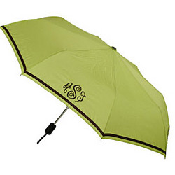 Personalized Umbrella with Brown Trim
