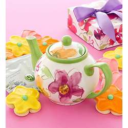 Mother's Day Teapot with Cookies