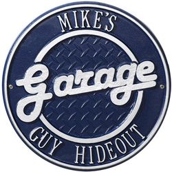 Personalized Garage Outdoor Wall Plaque