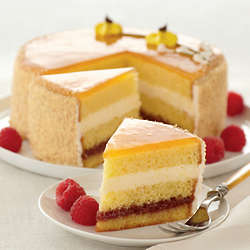 Lemon Raspberry Delight Cake