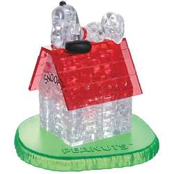 3D Snoopy and House Crystal Puzzle