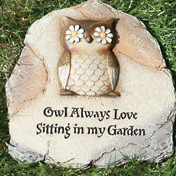 Owl Always Love Garden Stone