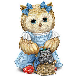 The Wizard Of Oz Dorothy and Toto Owl Figurine
