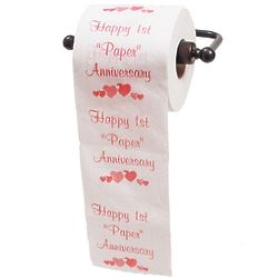 Happy 1st Paper Anniversary Toilet Paper
