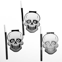 Skeleton and Spider Notepad and Pen Set