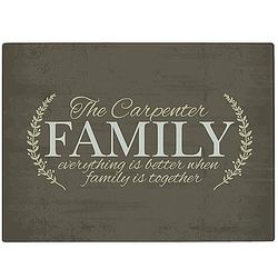 Personalized Better Together Glass Cutting Board