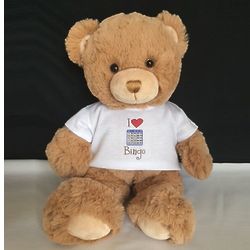 I Love Bingo Teddy Bear