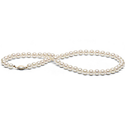 6.5-7.0 mm White Akoya Pearl Necklace