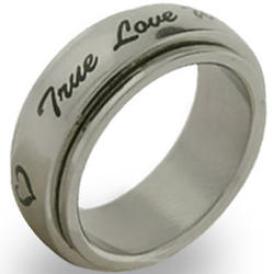 True Love Waits Stainless Steel Purity Ring