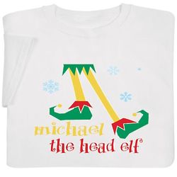 Personalized 'Head Elf' Shirt