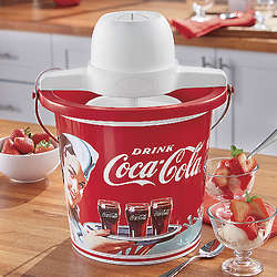 Coca-Cola 4-Qt. Ice Cream Maker