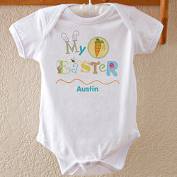 Personalized My First Easter Bodysuit