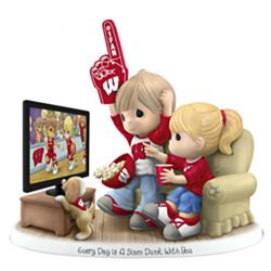 Every Day Is a Slam Dunk with You Wisconsin Badgers Figurine
