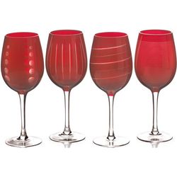 Cheers Ruby Collection Wine Glasses