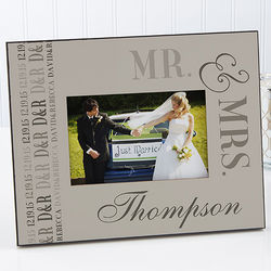 Personalized We Said I Do Wedding Picture Frame