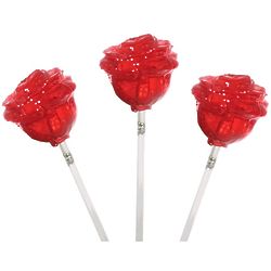 100 Red Rose 3D Fancy Pops