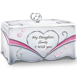 My Daughter, I Wish You Personalized Music Box