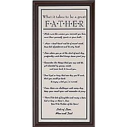 Personalized Great Father Plaque