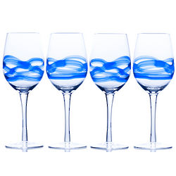 Admiral Cobalt Wine Glasses Set