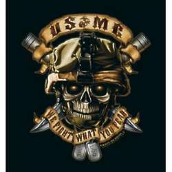 USMC We Fight What You Fear T-Shirt