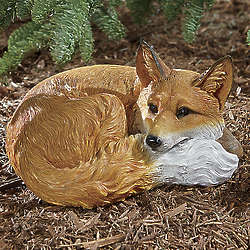 Realistic Resting Fox