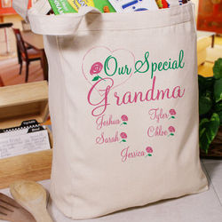Our Special Personalized Canvas Tote Bag